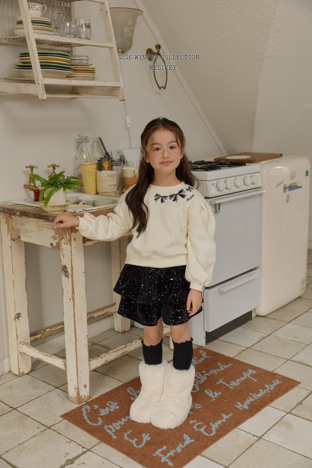 [Melikey] Shining cancan short pants