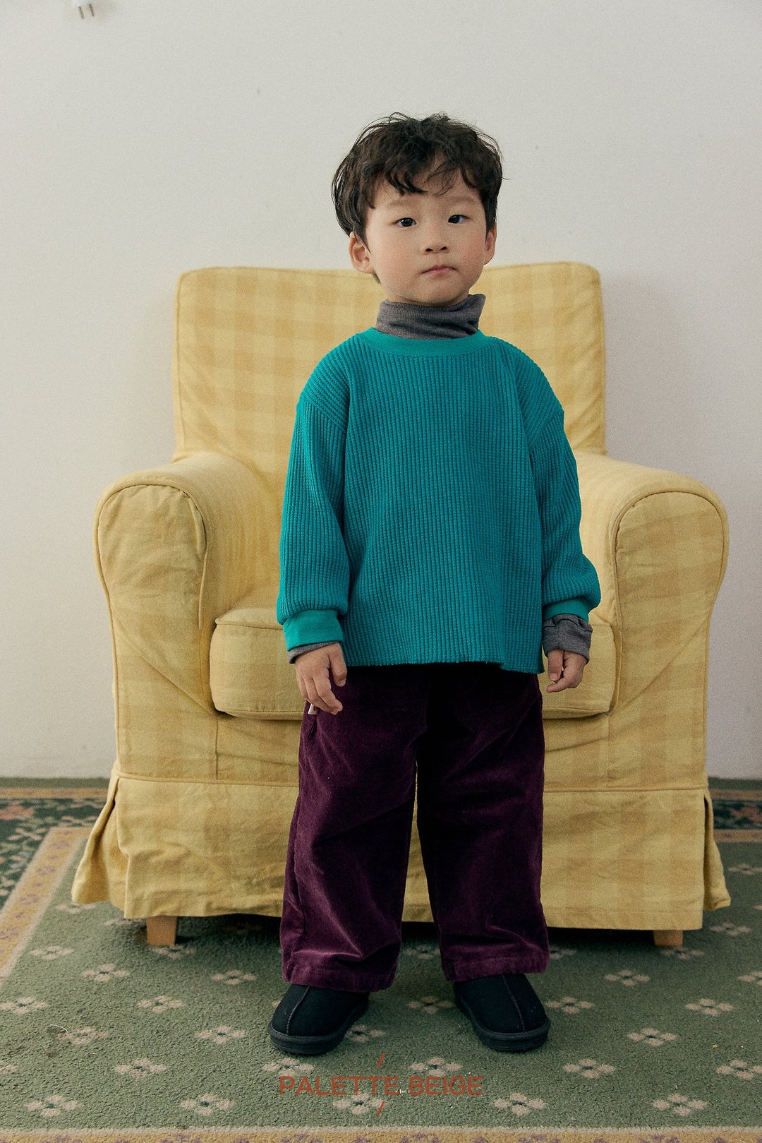 [PALETTE BEIGE] Basic corduroy pants