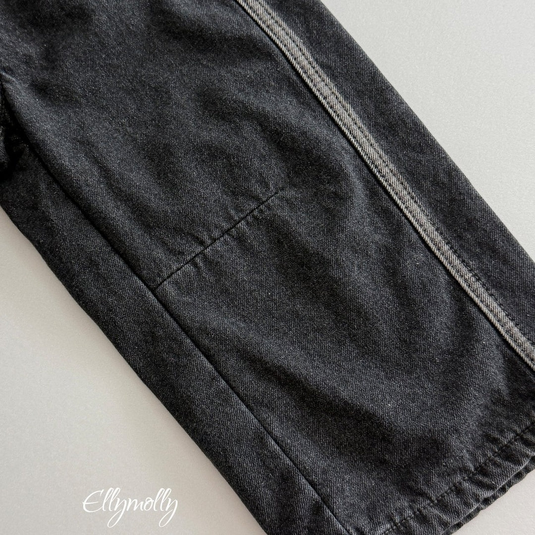 [ELLY MOLLY] Line week denim pants