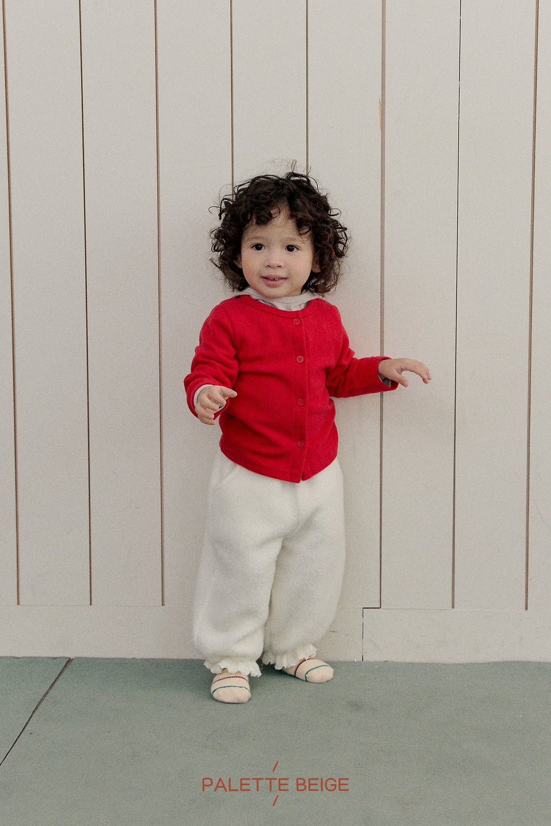 [PALETTE BEIGE] Winter frill pants