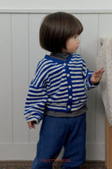 [PALETTE BEIGE] Stripe cardigan