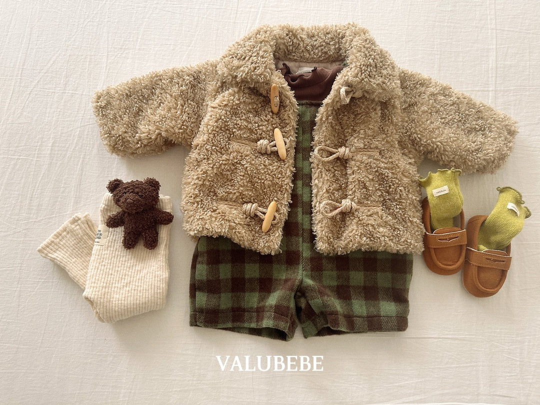 [valubebe] Teddy fur jacket