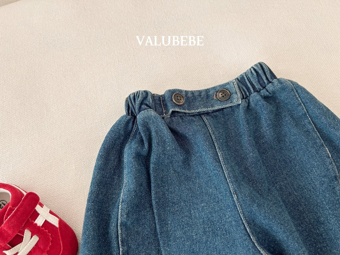 [valubebe] Warm denim pants