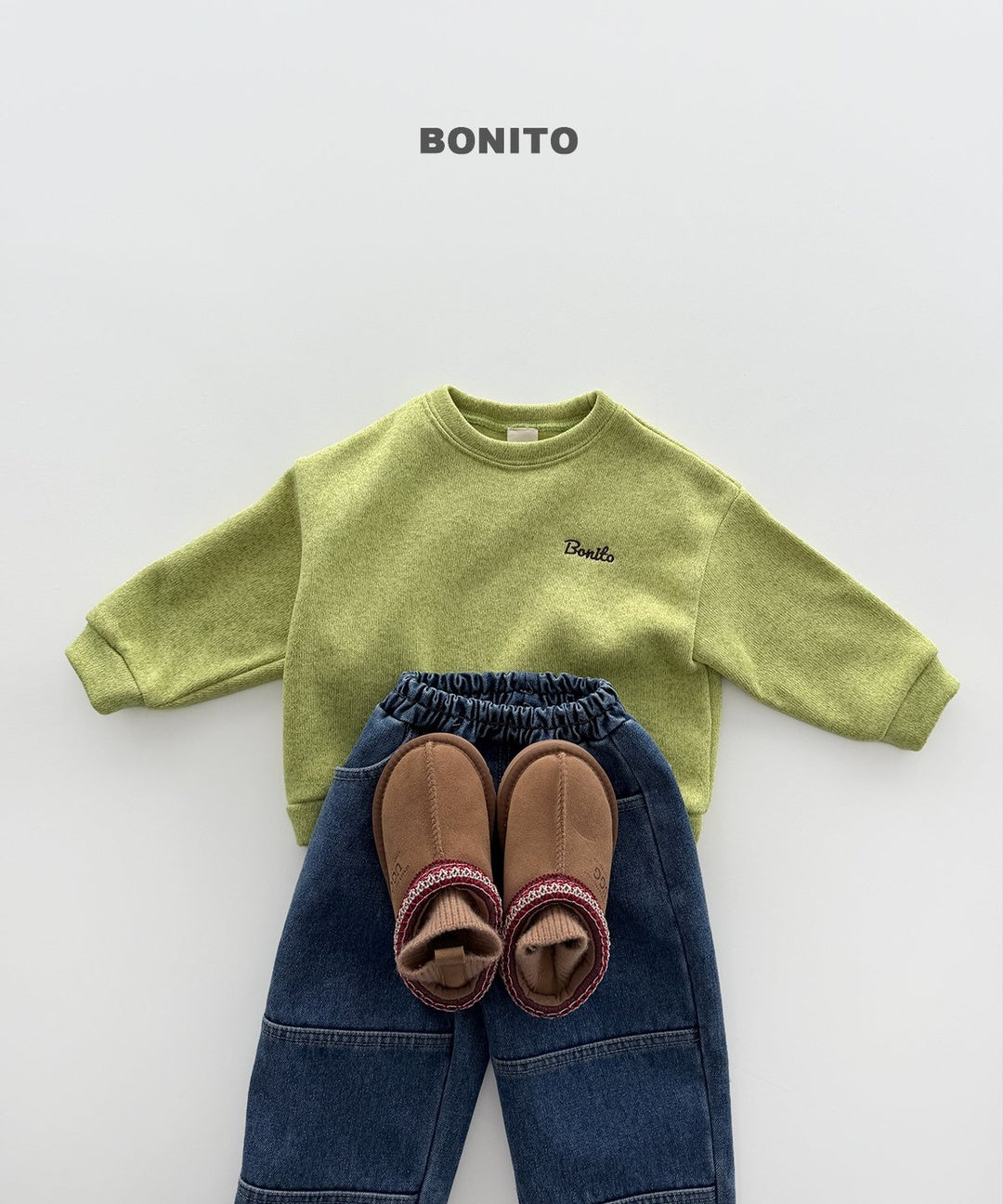 [BONITO] Color knit mtm