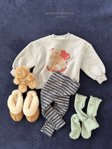 [Melikey] Rudolf stripe leggings