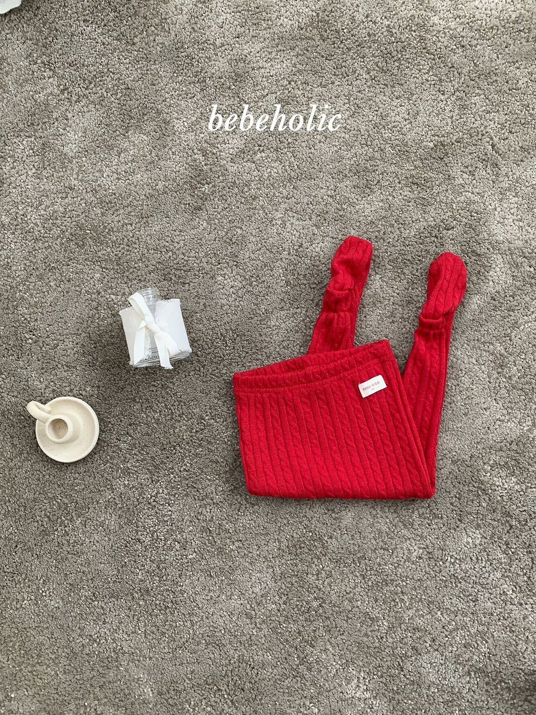 [bebeholic] Knit footed leggings