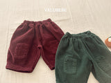 [valubebe] Patch corduroy pants