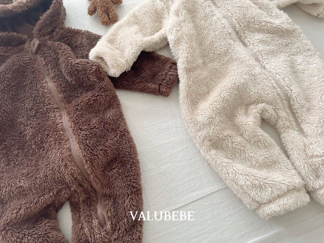 [valubebe] Bear fleece suit
