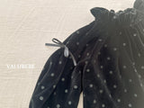 [valubebe] Dot ribbon rompers