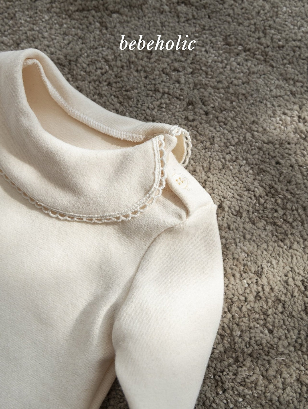 [bebeholic] Quilling collar tee