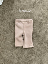 [bebeholic] Basil rib flare pants