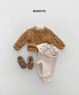 [BONITO] Frill embroidered jogger pants