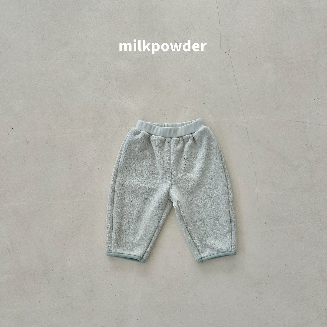 [milk powder] Warm fleece pants