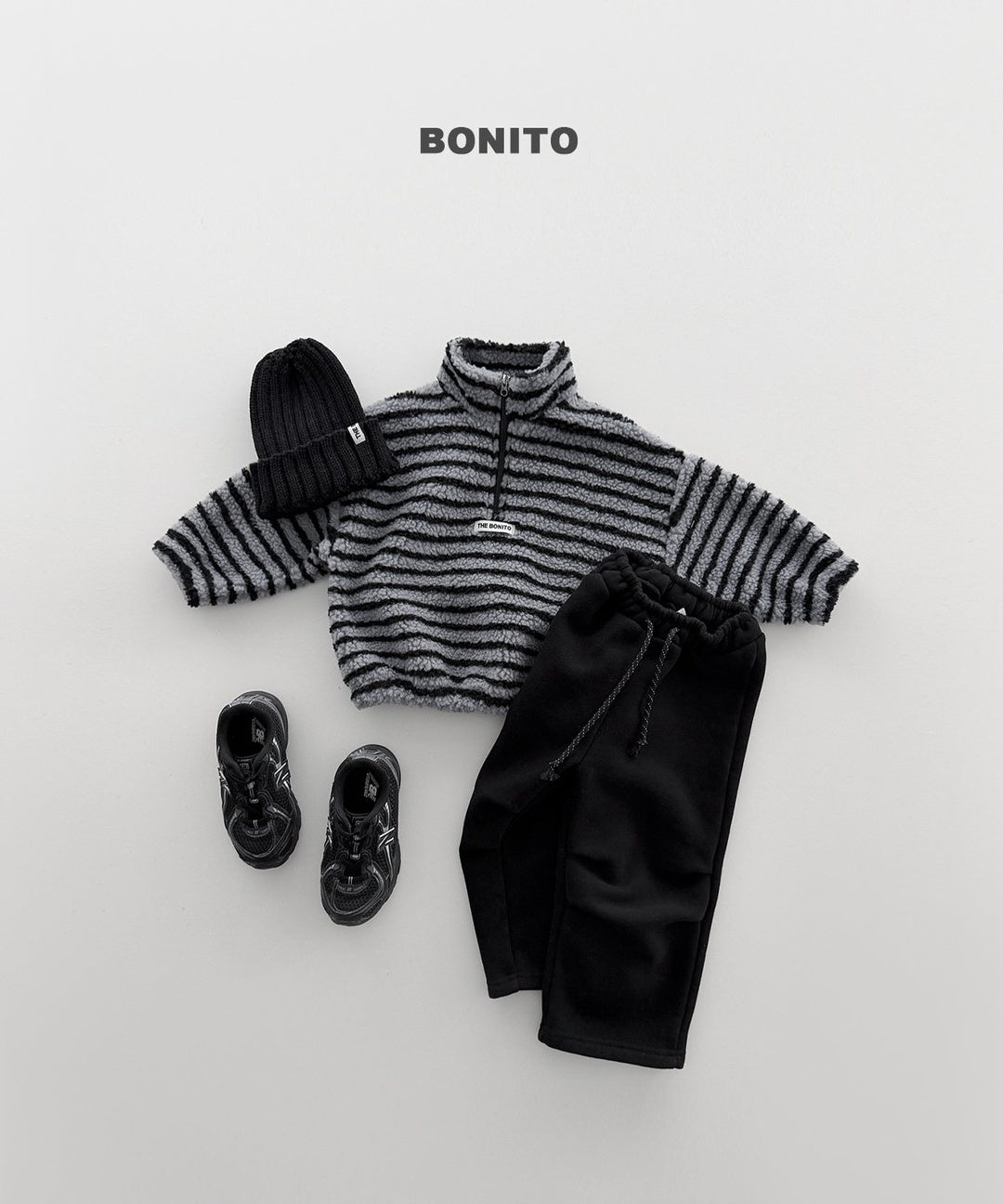 [BONITO] Knee tuck straight pants