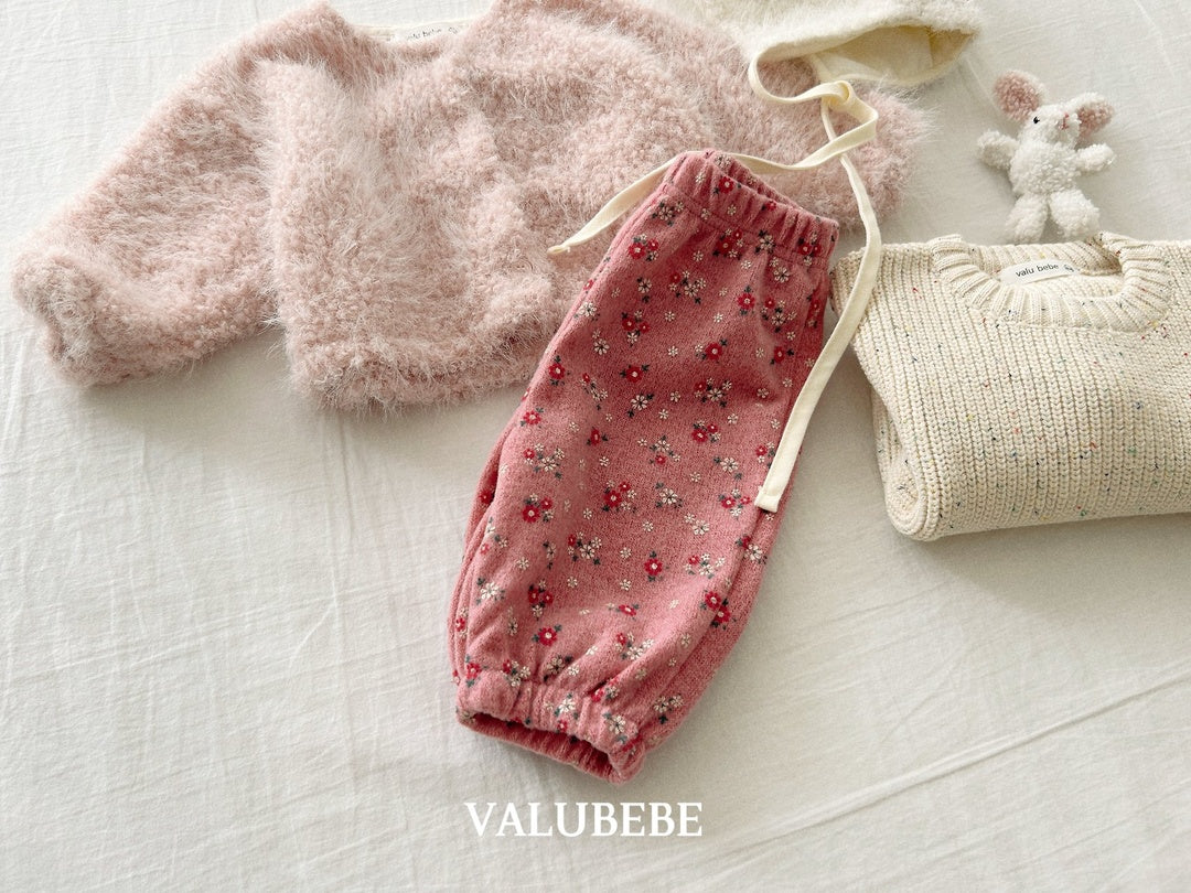 [valubebe] Winter embossed pants