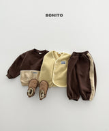 [BONITO] Side color block jogger pants