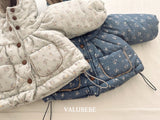 [valubebe] Blanc shirring hood jumper