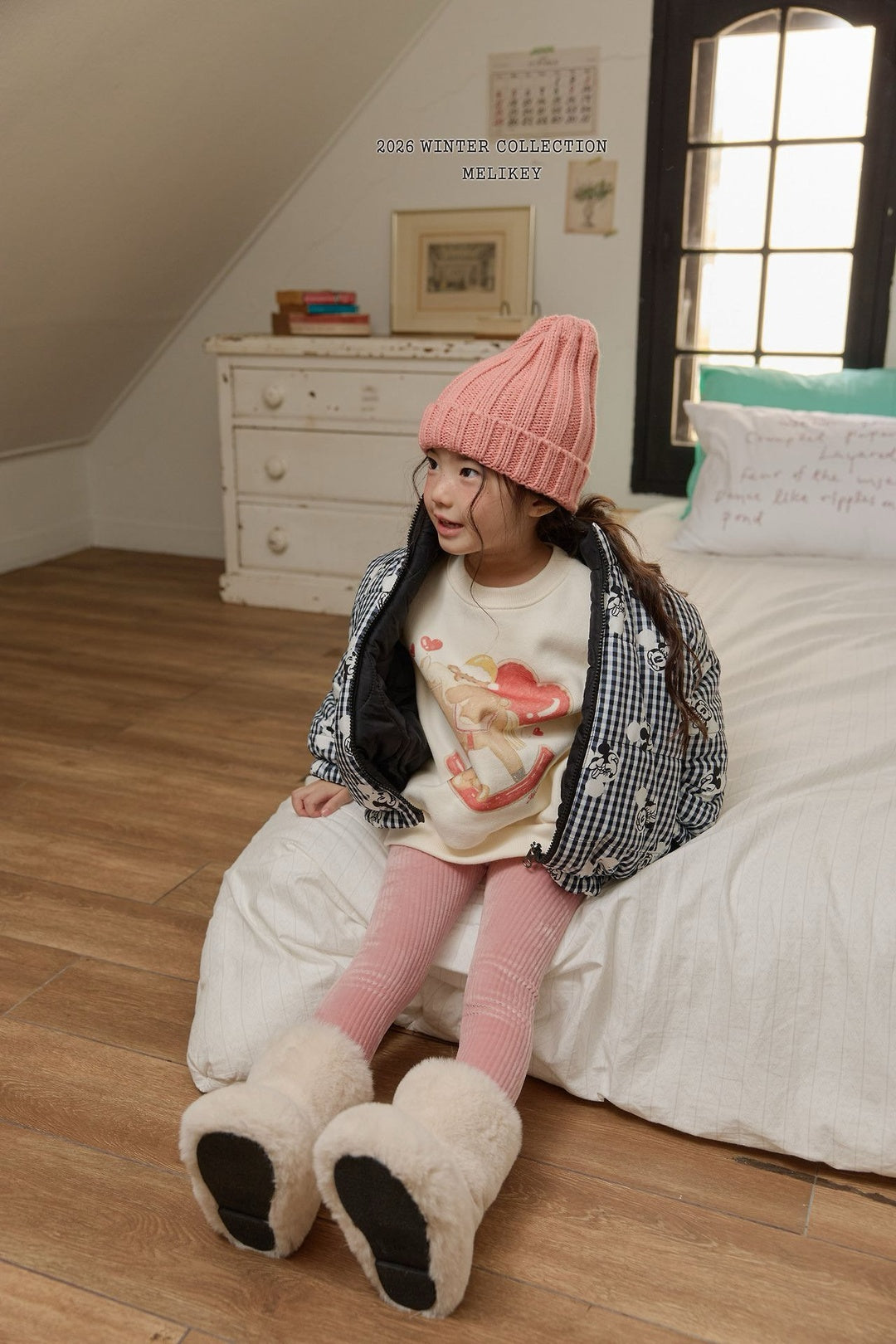 [Melikey] Lace warm leggings