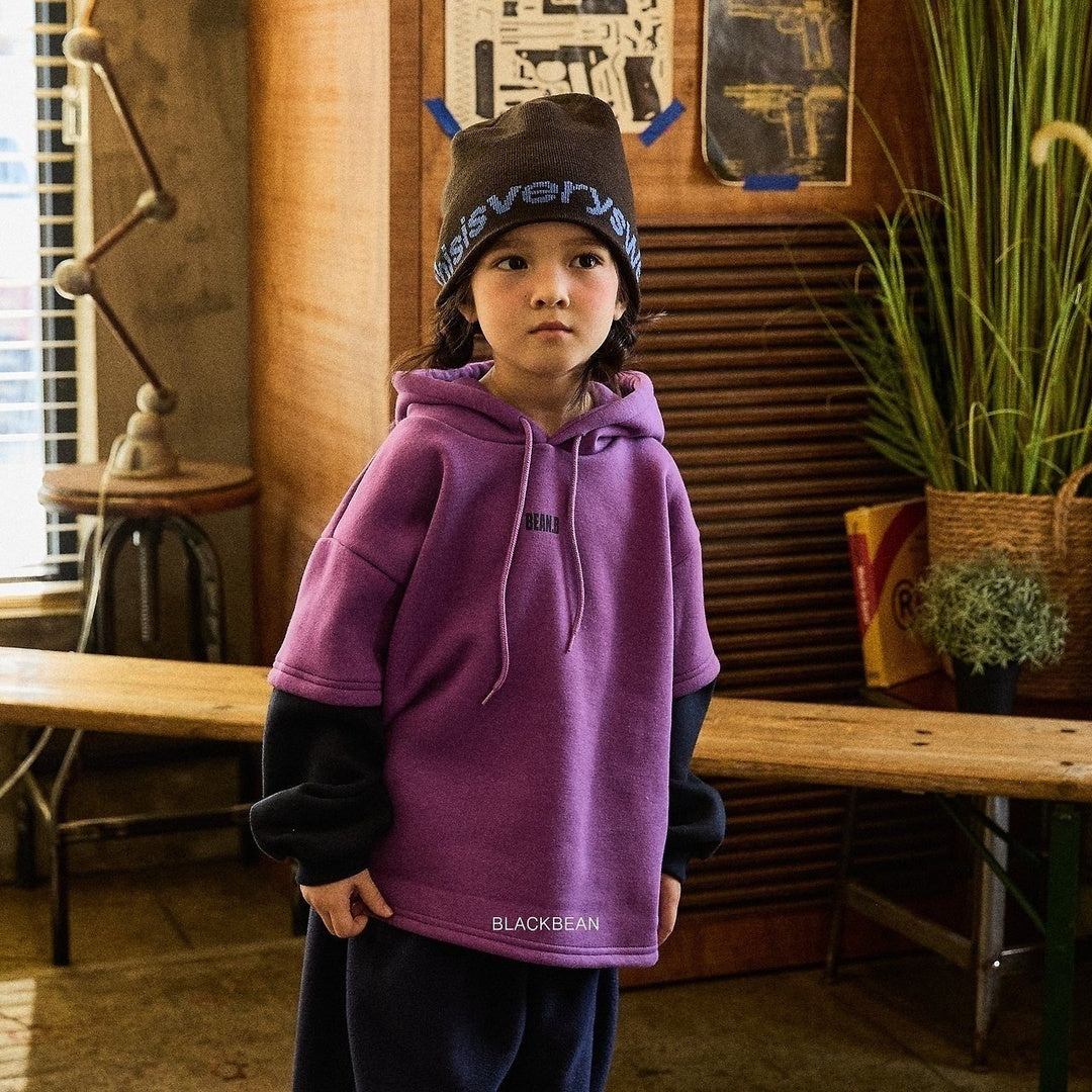 [BLACK BEAN] Soft hoodie
