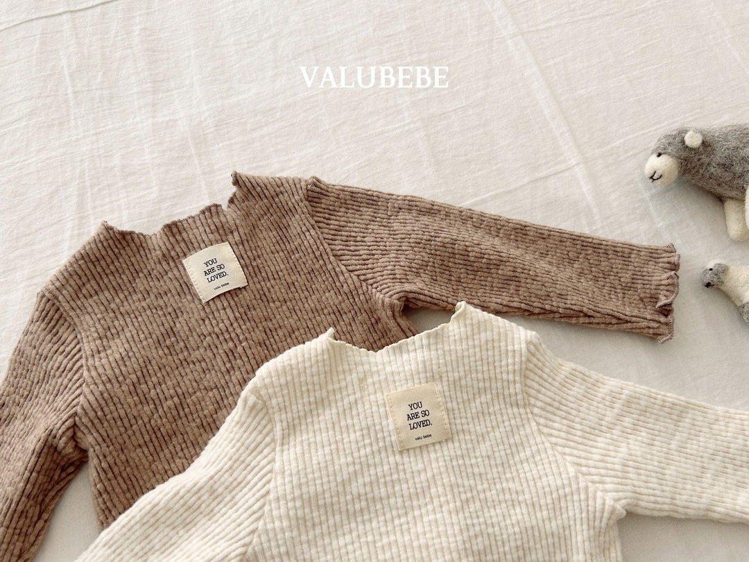 [valubebe] Mellow rib cardigan