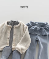 [BONITO] Velvet frill flare pants