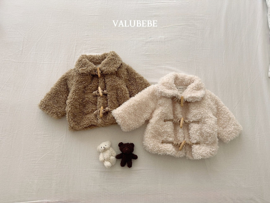 [valubebe] Teddy fur jacket