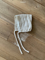 [bebeholic] Twist knit bonnet