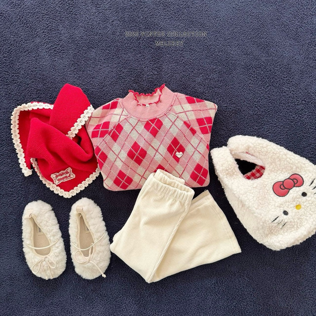 [Melikey] Square kint scarf