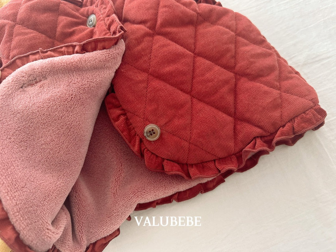 [valubebe] Frill padded vest