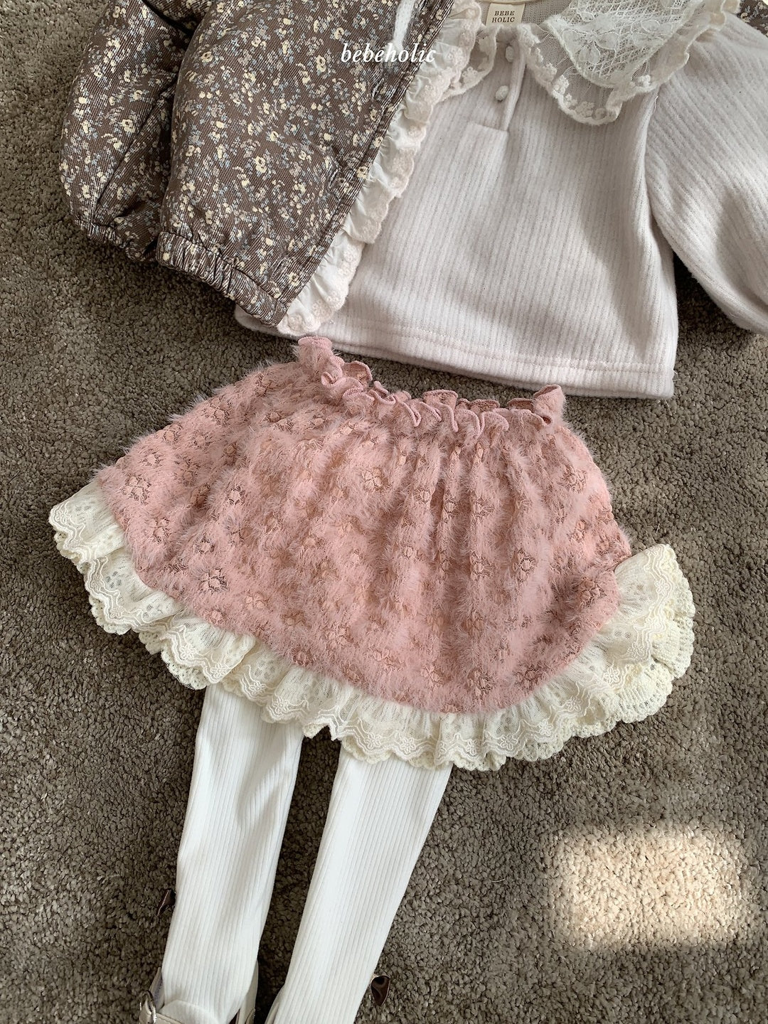 [bebeholic] Diel layered skirt