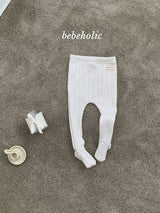 [bebeholic] Knit footed leggings