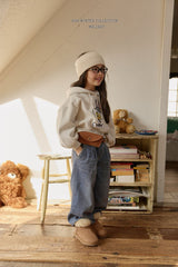[Melikey] Twill velvet denim pants