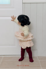 [PALETTE BEIGE] Dot bustier set