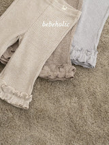 [bebeholic] Lily frill flare pants