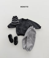 [BONITO] Two-tone knit beanie