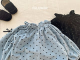 [valubebe] Dot ribbon rompers