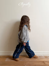 [ELLY MOLLY] Line week denim pants