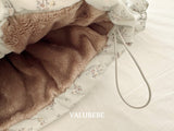[valubebe] Blanc shirring hood jumper