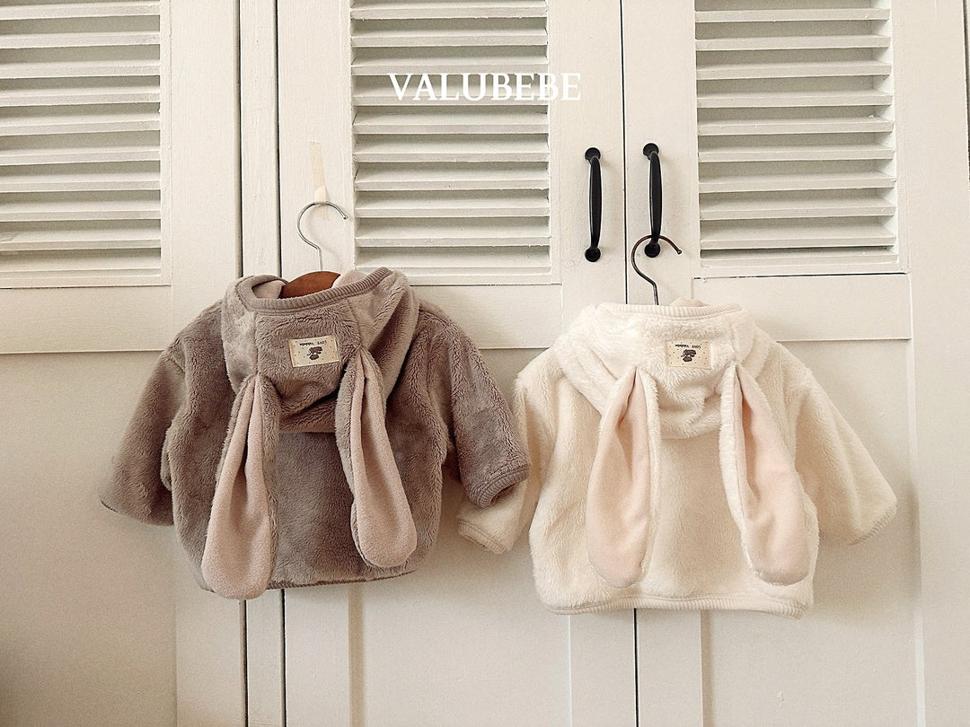 [valubebe] Rabbit fleece jacket