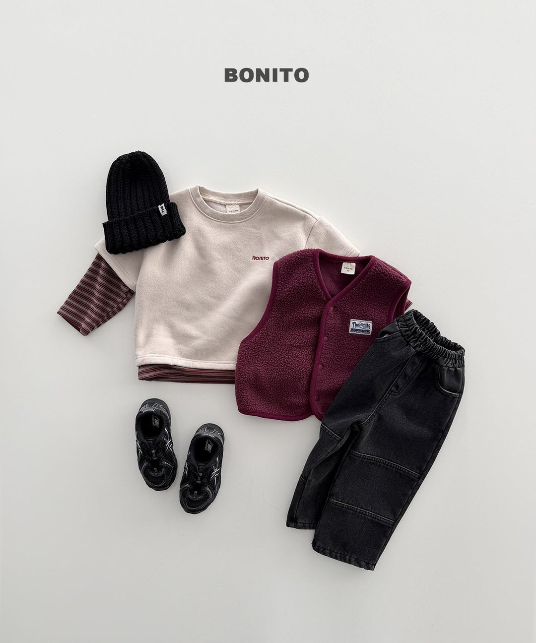 [BONITO] Winter panel denim