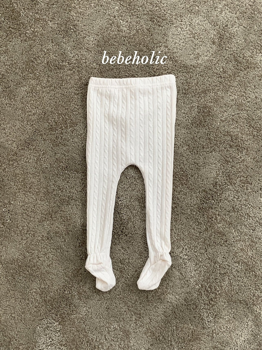 [bebeholic] Knit footed leggings