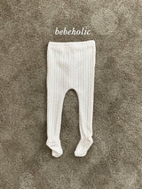 [bebeholic] Knit footed leggings