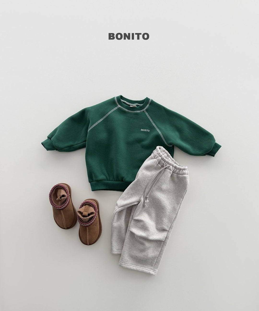 [BONITO] Knee tuck straight pants