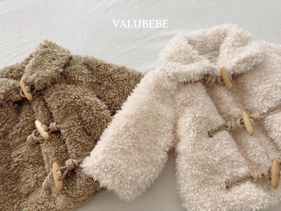 [valubebe] Teddy fur jacket