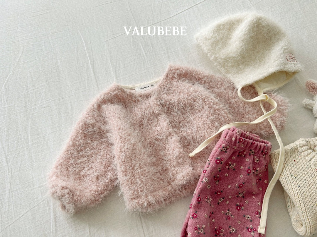 [valubebe] Oard fur cardigan