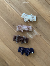 [bebeholic] Caramel ribbon hairband