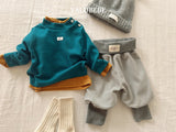 [valubebe] Solid half neck tee