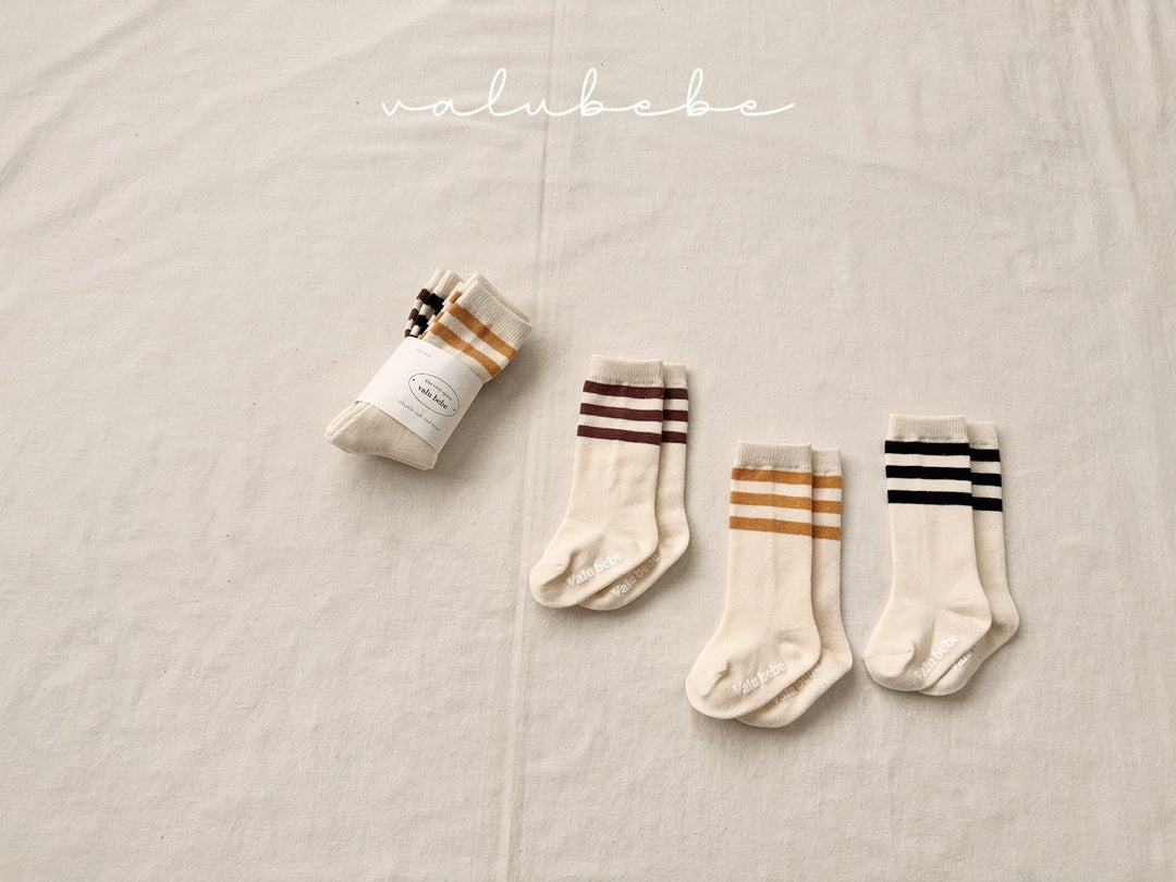 [valubebe] Basic line socks set