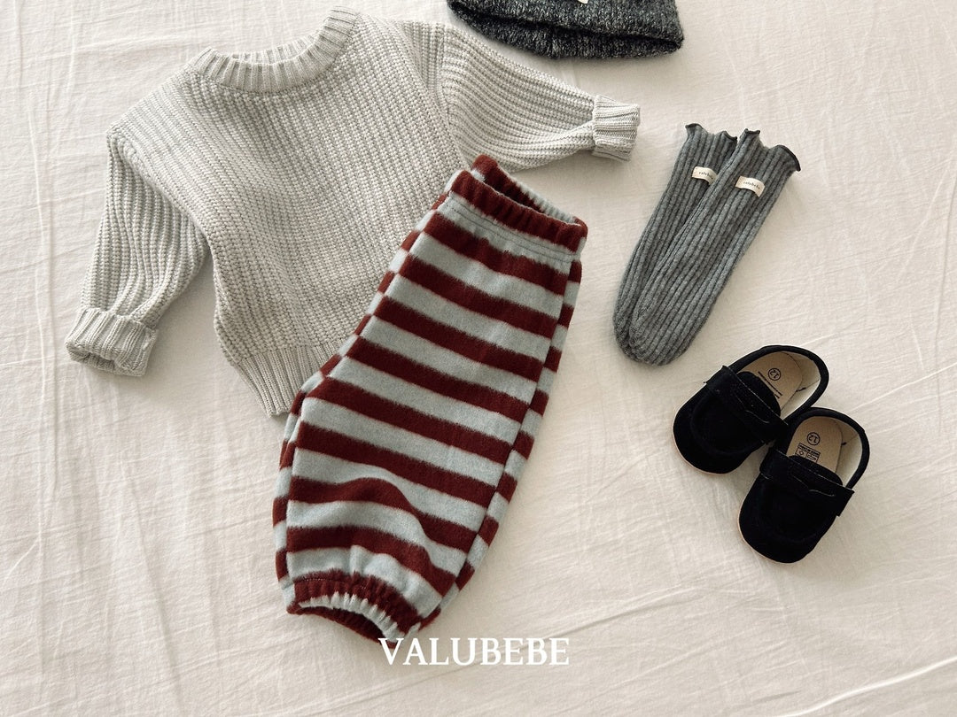 [valubebe] Winter embossed pants