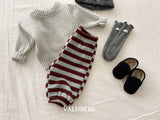 [valubebe] Winter embossed pants